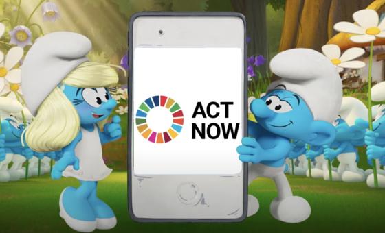 Smurf your voice: Global campaign urges everyone to speak up for a better future